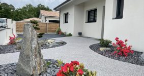 allée piétonne Résineo