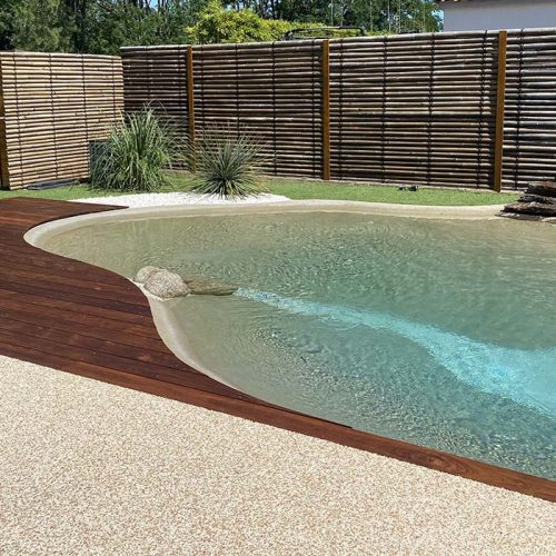 contour de piscine résine