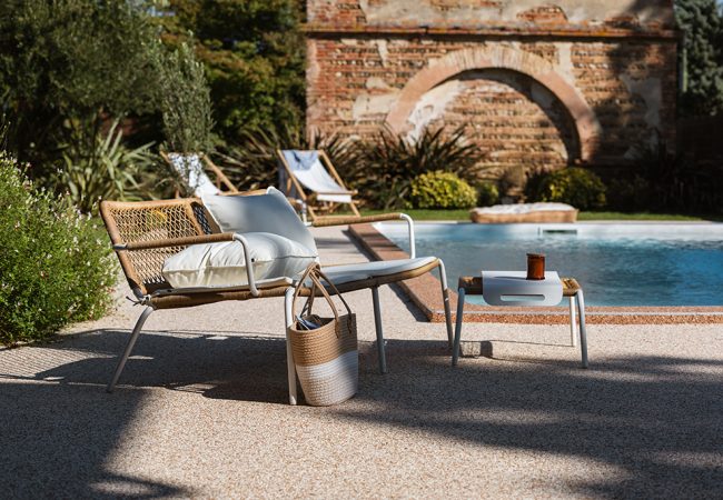 plage de piscine Résineo